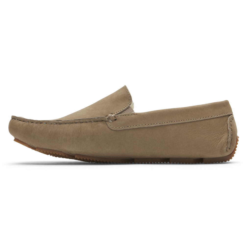 Rockport Tøfler Herre Khaki - Rhyder - XVCG89140